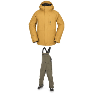 Image of Volcom Dua Insulated GORE-TEX Jacket Men's 2023 - XS Package (XS) + XS Shell in Brown size Xs/Xs