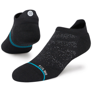 Image of Stance Run Light Tab Socks Unisex 2024 in Black size Large | Nylon