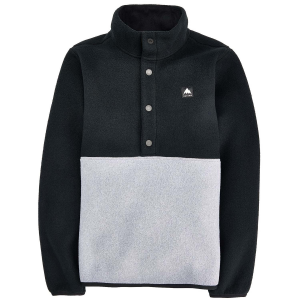 Kid's Burton Cinder Fleece Anorak Jacket 2024 in Black size Large | Polyester