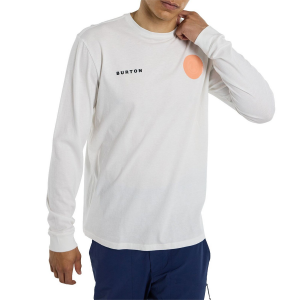 Burton Fish 3D 24 Long-Sleeve T-Shirt Men's 2023 in White size Small | Cotton
