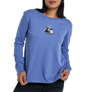 Women's Burton Classic Retro Short-Sleeve T-Shirt 2023 in Blue size Small | Cotton