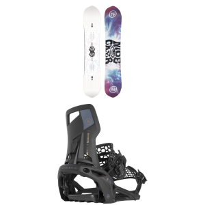 Image of Nidecker Gamma Snowboard 2025 - 157 Package (157 cm) + L Mens in Black size 157/L | Nylon