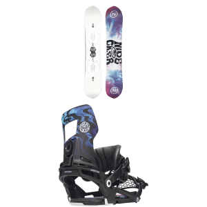 Image of Nidecker Gamma Snowboard 2025 - 157 Package (157 cm) + M Mens in Gray size 157/M | Nylon/Aluminum