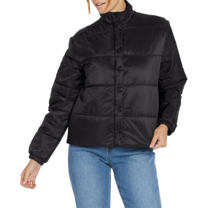 Women's Volcom Not Enuff Puff Jacket 2023 in Black size Medium | Polyester