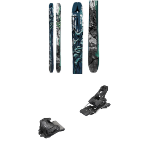 Image of Atomic Bent 100 Skis 2024 - 188 Package (188 cm) + 110 Adult Alpine Bindings in Red size 188/110