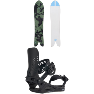 K2 Special Effects Snowboard 2024 - 144 Package (144 cm) + M Mens in Black size 144/M | Nylon/Bamboo