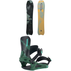 K2 Excavator Snowboard 2024 - 150 Package (150 cm) + S Womens in Green size 150/S | Nylon/Bamboo