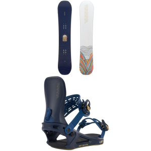 Women's K2 Cold Shoulder Snowboard 2024 - 153 Package (153 cm) + M Womens in Navy size 153/M | Nylon