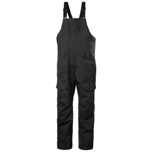 Image of Helly Hansen SOGN Bib Cargo Pants Men's 2024 in Black size Medium | Polyester