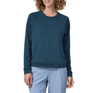 Image of Women's Patagonia Capilene Thermal Long-Sleeve Crew Top 2024 in Green size Small | Polyester