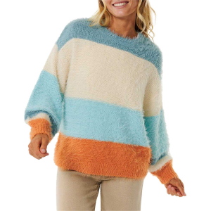 Women's Rip Curl Sunrise Sessions Sweater 2023 - XXS in Blue size 2X-Small | Acrylic/Wool/Polyester