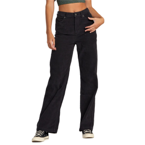 Women's RVCA Coco Corduroy Pants 2023 in Black size 29" | Cotton