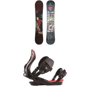 Image of Rossignol District Snowboard 2024 - 146 Package (146 cm) + M/L Mens in White size 146/M/L | Aluminum