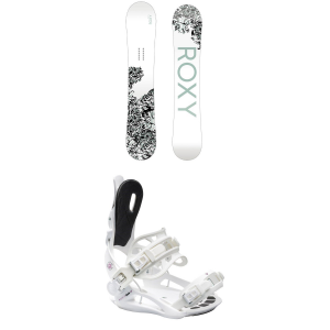 Women's Roxy Raina Snowboard 2024 - 139 Package (139 cm) + S/M Womens in White size 139/S/M