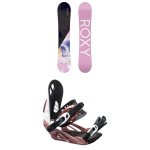 Women's Roxy Dawn Snowboard 2024 - 142 Package (142 cm) + M/L Womens in White size 142/M/L