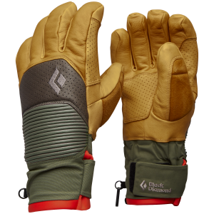 Image of Black Diamond Impulse Gloves 2024 in Brown size X-Small | Leather