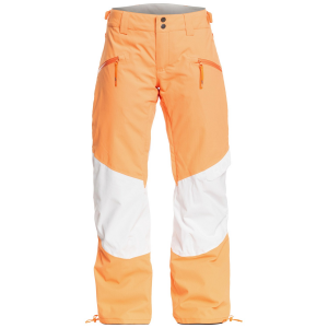 Image of Women's Roxy Chloe Kim Woodrose Pants 2024 in Orange size Small | Polyester