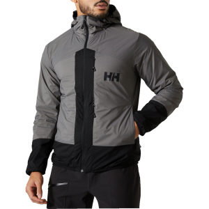 Image of Helly Hansen Odin BC LT Insulator Hood Midlayer Men's 2024 in Gray size Medium | Elastane/Polyester