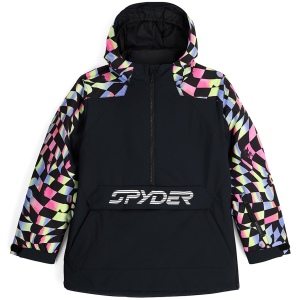 Image of Kid's Spyder Jasper Anorak Jacket 2024 Black size 10 | Polyester