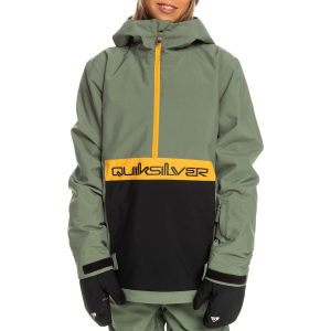 Kid's Quiksilver Steeze Jacket Boys' 2024 Green size Small | Polyester
