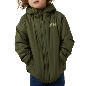 Image of Kid's Helly Hansen Champ Reversible Jacket 2024 in Green size 1 | Polyester