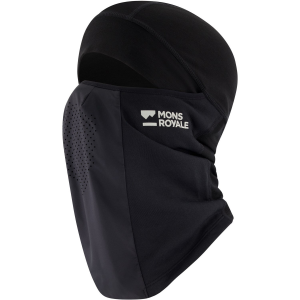 Image of MONS ROYALE Storm Tech Balaclava 2025 in Black | Wool/Elastane/Polyester