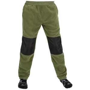 Image of Kid's Volcom Polar Fleece Pants 2024 in Green size X-Large | Polyester