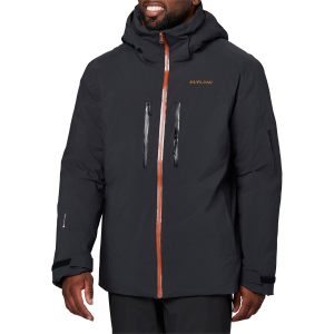 Image of Flylow Iceman Jacket Men's 2024 in Black size 2X-Large | Nylon/Polyester