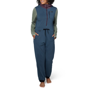 Women's Flylow Sasha Fleece Onesie 2024 Blue size Small | Spandex/Polyester