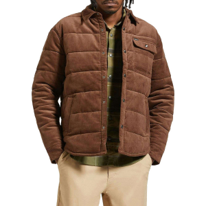 Image of Brixton Cass Jacket Men's 2024 Pinecone Cord in Brown size Large | Cotton