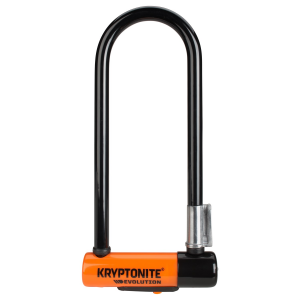 Image of Kryptonite Evolution Mini-9 U-Lock 2023 in Orange size 3.25X9.5"