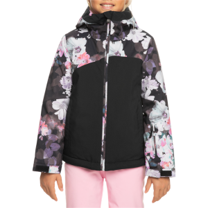 Kid's Roxy Greywood Jacket Girls' 2024 in Black size Small | Polyester