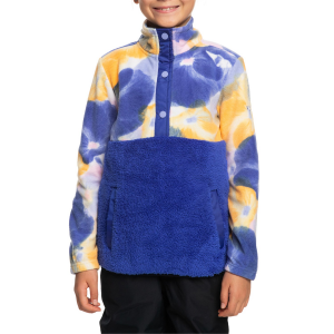 Image of Kid's Roxy Alabama Fleece Girls' 2024 Blue in White size 2X-Large | Polyester