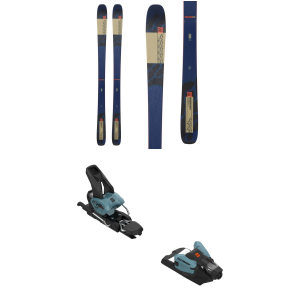 K2 Mindbender 90 C Skis 2024 - 160 Package (160 cm) + 90 Adult Alpine Bindings in Gold size 160/90