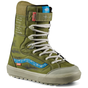 Image of Vans Hi-Standard Linerless DX Snowboard Boots 2024 in Green size 10.5