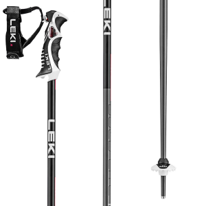 Image of LEKI Bold Lite S Ski Poles 2025 in Red size 130 | Aluminum