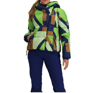 Women's Obermeyer Calypso Down Jacket 2024 Green size 6 | Nylon