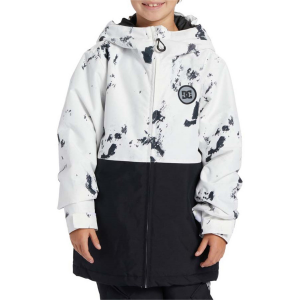 Kid's DC Basis Print Jacket 2024 in White size X-Small | Polyester