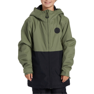 Kid's DC Basis Jacket 2024 in Green size Medium | Polyester