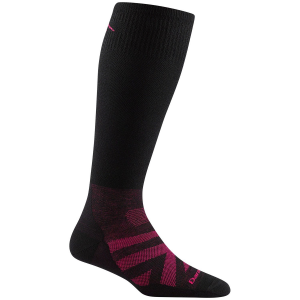 Image of Women's Darn Tough RFL Thermolite OTC Ultra-Lightweight Socks 2025 in Black size Large | Nylon/Spandex/Lycra