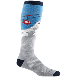 Darn Tough Heady Yeti Midweight OTC Socks 2027 in Gray size Large | Wool