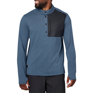 Flylow Micah Fleece Men's 2024 in Blue size 2X-Large | Spandex/Polyester