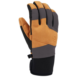 Gordini MTN Crew Gloves 2024 in Black size Large | Nylon/Leather/Neoprene