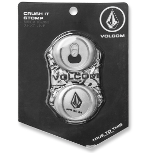 Image of Volcom Crushed Can Stomp Pad 2025 in Silver | Rubber