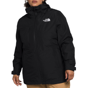 Image of Women's The North Face Plus ThermoBall(TM) Eco Snow Triclimate(R) Jacket 2024 in Black size 2X-Large | Polyester