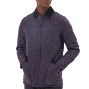 Barbour Heritage Liddesdale Quilt Jacket Men's 2023 in Purple size Medium | Nylon