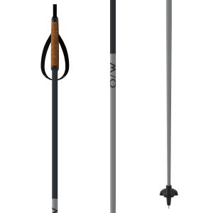 Image of ONE/WAY Diamond ALC Cross Country Ski Poles 2024 in Gray size 135 | Aluminum