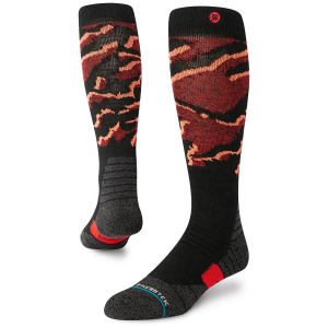 Image of Stance Pelter Snow Socks 2024 in Black size Medium | Nylon/Wool/Elastane