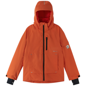 Kid's Reima Tieten Jacket Boys' 2024 Orange in Red Orange size 12 | Polyester
