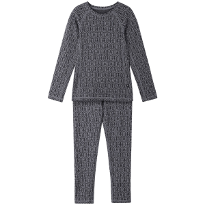 Kid's Reima Taival Thermal Base Layer Set 2024 - XXS in Gray size 2X-Small | Wool/Polyester